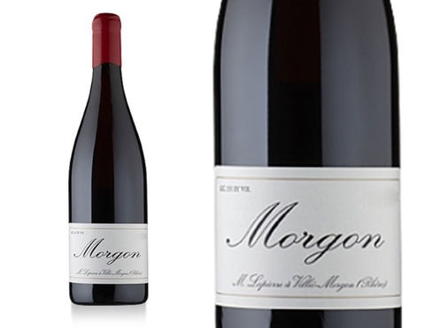 A bottle of beaujolais wine morgon marce lapierre