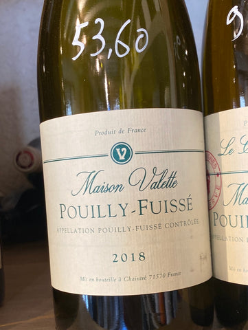 Pouilly Fuissé  - 75cl - 2018 - Maison Valette