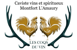 Logo des deux coqs du site de vente online de les coqs du vin