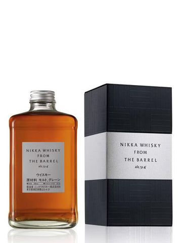 a 50 centiliters bottle of nikka from the barrel japanese whisky